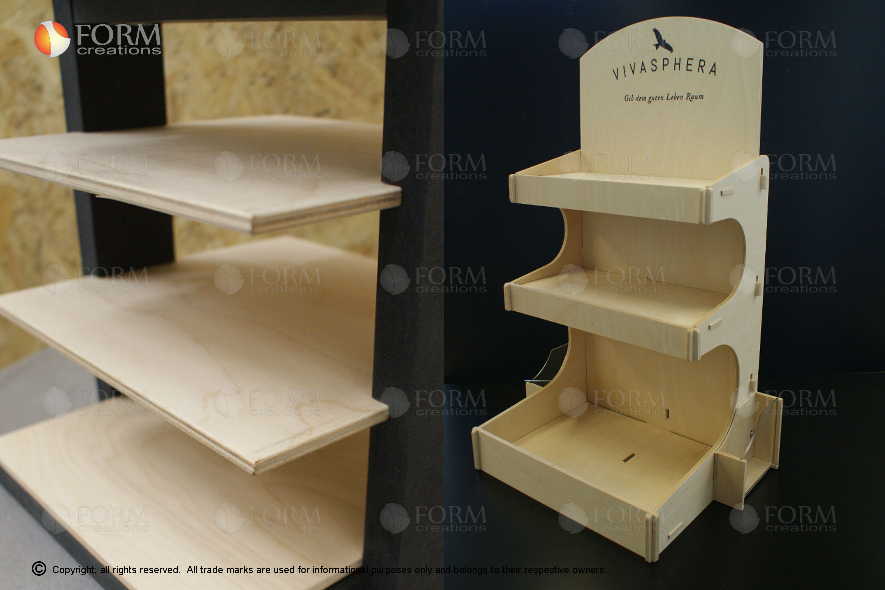 ECO, plywood display stands | FormCreations